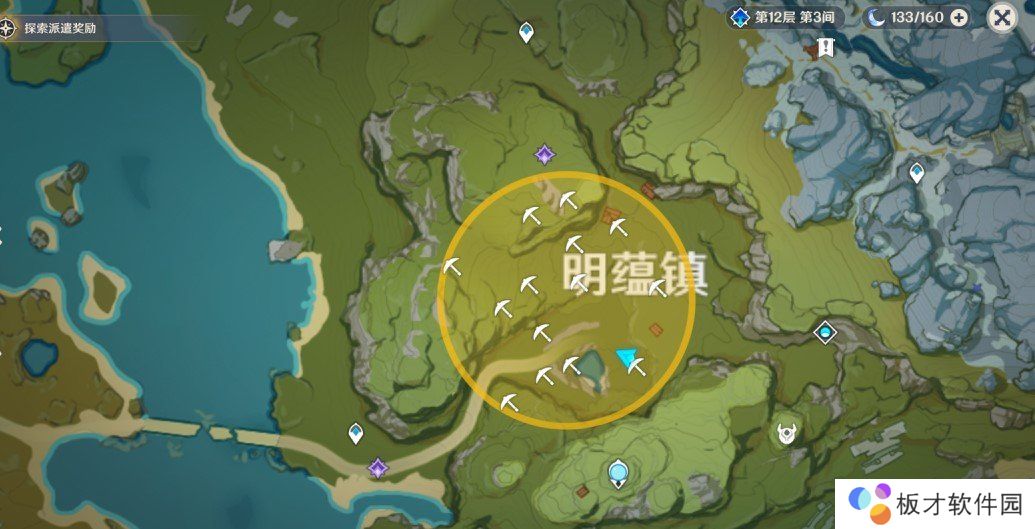 《原神》秘宝迷踪藏宝地7明蕴镇特殊宝藏位置介绍