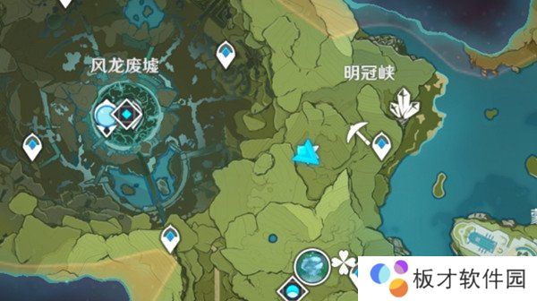 《原神》明冠峡特殊宝藏位置分享