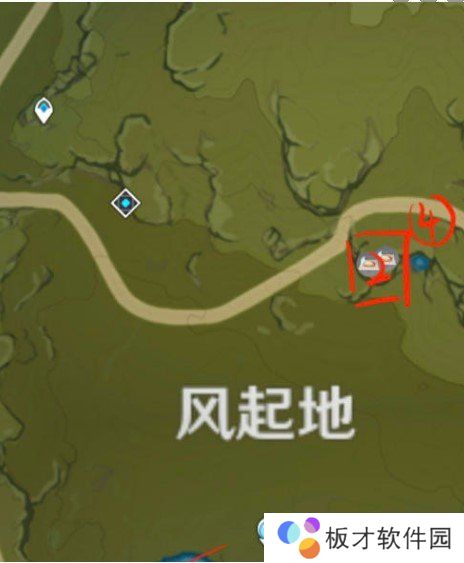 《原神》蒲公英采集线路图