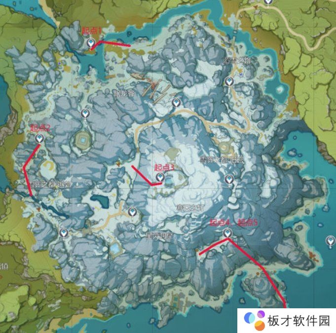 《原神》霜噬结晶速刷路线分享