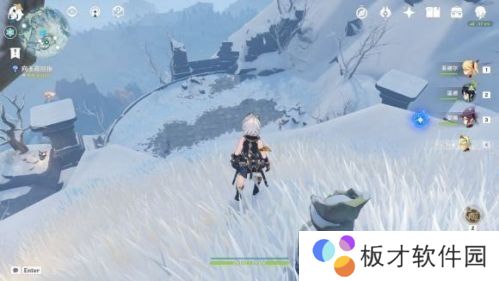 《原神》雪山山顶传送点开启方法