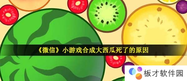 《微信》小游戏合成大西瓜死了的原因介绍