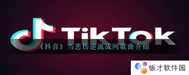 《抖音》当悲伤逆流成河歌曲介绍