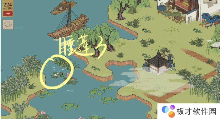 《江南百景图》睡莲分布位置介绍